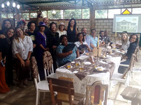 Participantes do Tour da Experincia em visita ao Sobrado Histrico Jos Francisco Lippi - Foto: Luciana Daumas