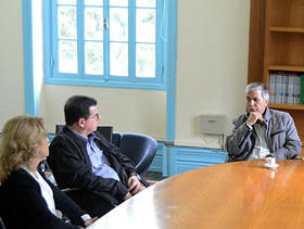 Prefeito Mario Tricano recebe representantes do Governo do Estado - Foto: Marcelo Roza