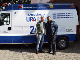 Ambulncia da UPA foi recuperada - Foto: PMT