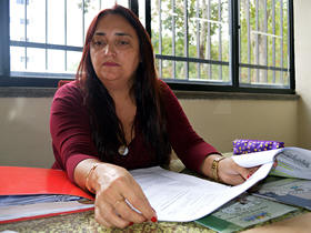 Jackeline Barros, coordenadora da Comisso Julgadora Municipal - Foto: Jorge Maravilha
